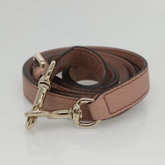 GUCCI Hand Bag Leather Outlet 2way Pink Gold - Picture 13 of 15